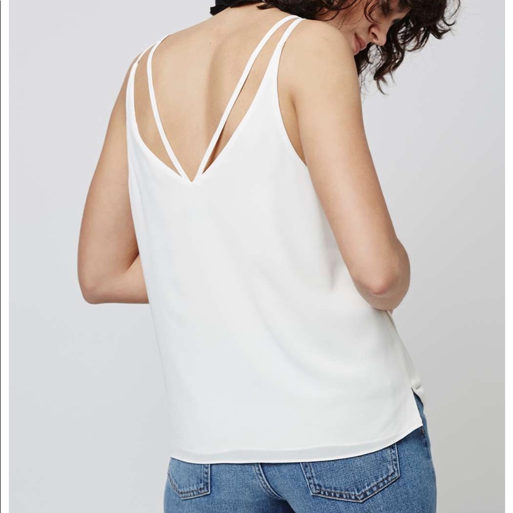 Double strap v-back camisole